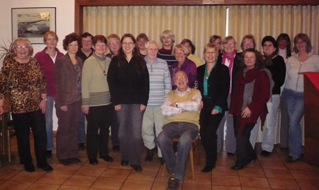 Ein Teil der Hobbykunstfreunde Elmshorn im Mrz 2010.